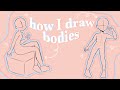 🌷How i Draw [female] Bodies // anatomy tips🌷