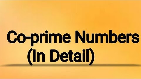 Class 6 Maths Co-prime Numbers - Part 2 #maths #coprimenumbers