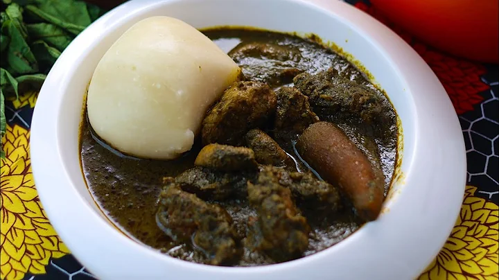 HOW TO COOK NIGERIAN BLACK SOUP II Authentic Black Soup (Omoebe Esan) Recipe - African Food Recipes