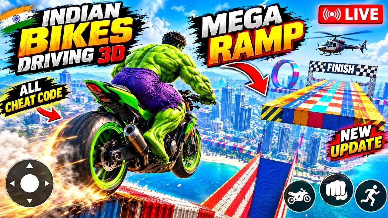 INDIAN BIKES DRIVING 3D GAME LIVE🔴 @Vikramrpg