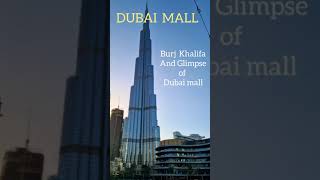 DUBAI MALL/ BURJ KHALIFA GLIMPSE