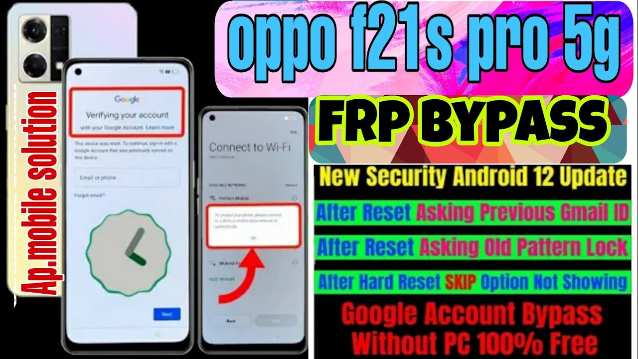 Oppo F21s Pro Frp Bypass YouTube