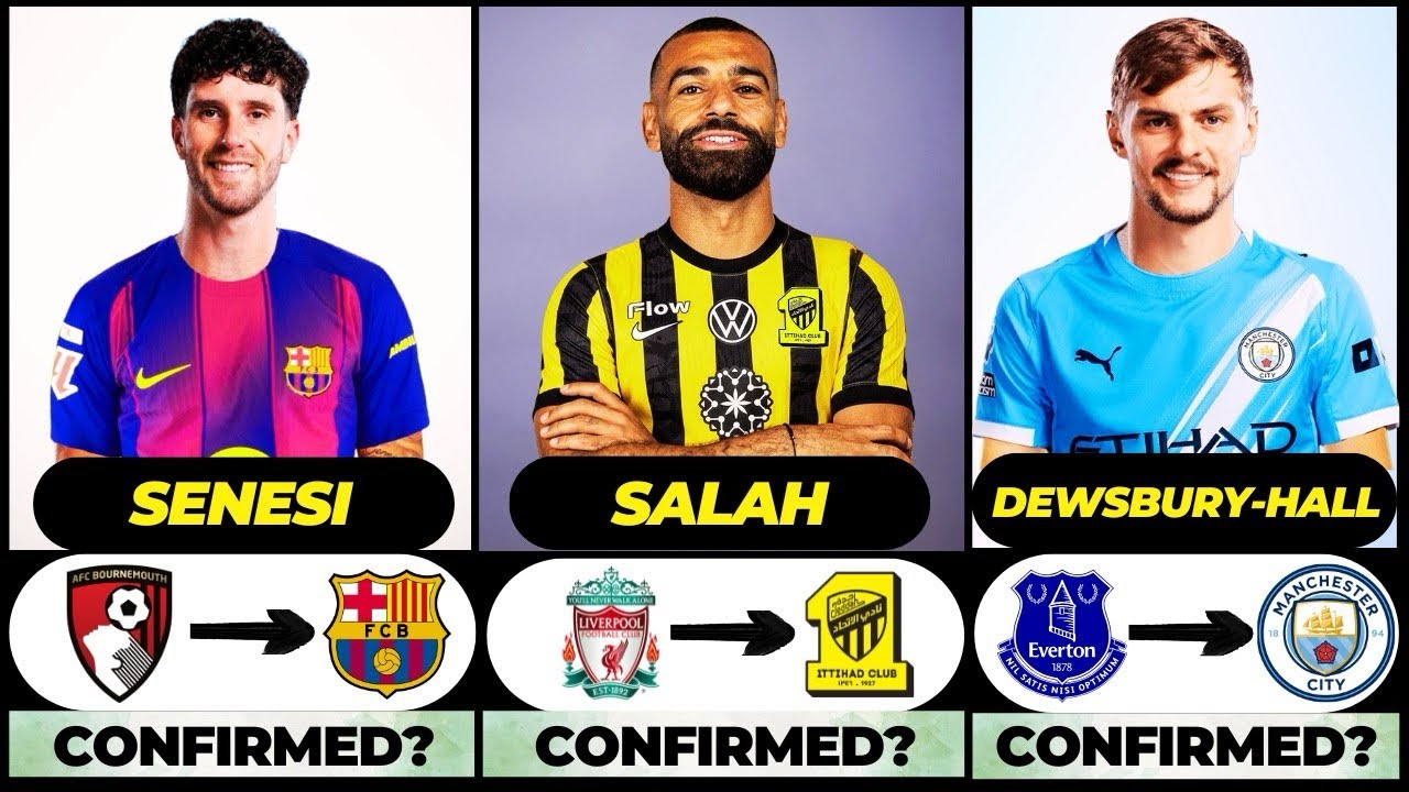 🚨 NEW CONFIRMED TRANSFERS & RUMOURS! 🔥 Salah, Senesi, Dewsbury-Hall & More! (Winter 2026)
