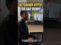Keyshawn Davis HYPED during Bad Bunny Super Bowl performance!