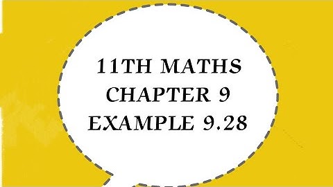 TN CLASS 11TH MATHS/CHAPTER 9/LIMITS AND CONTINUITY/EXAMPLE 9.28  (@MATHS STUDENT)