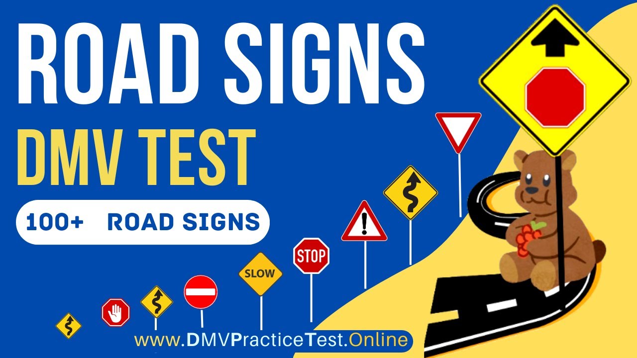 DMV Road Signs Test Road Signs Permit Test 2024 YouTube
