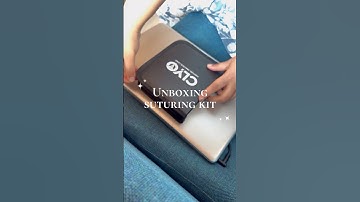*UNBOXING* my FIRST suturing kit🤍 #doctor #surgeon #viral #trending #fypシ #vlog