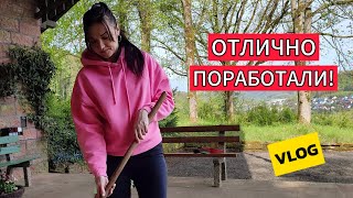 И поработать, и отдохнуть. Помогаем немцам с уборкой