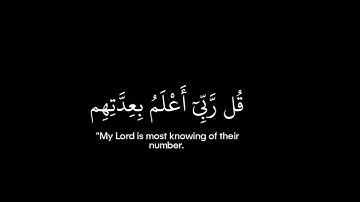 سورة الكهف • الآية 22 • الشيخ بدر التركي • القرآن الكريم شاشة سوداء | Surah Al-Kahf