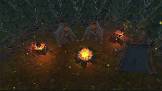 Peaceful Campfire || Unity Scene ||  Indie RPG Ambience