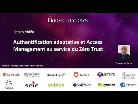 Authentification adaptative et Access Management au service du Zéro Trust