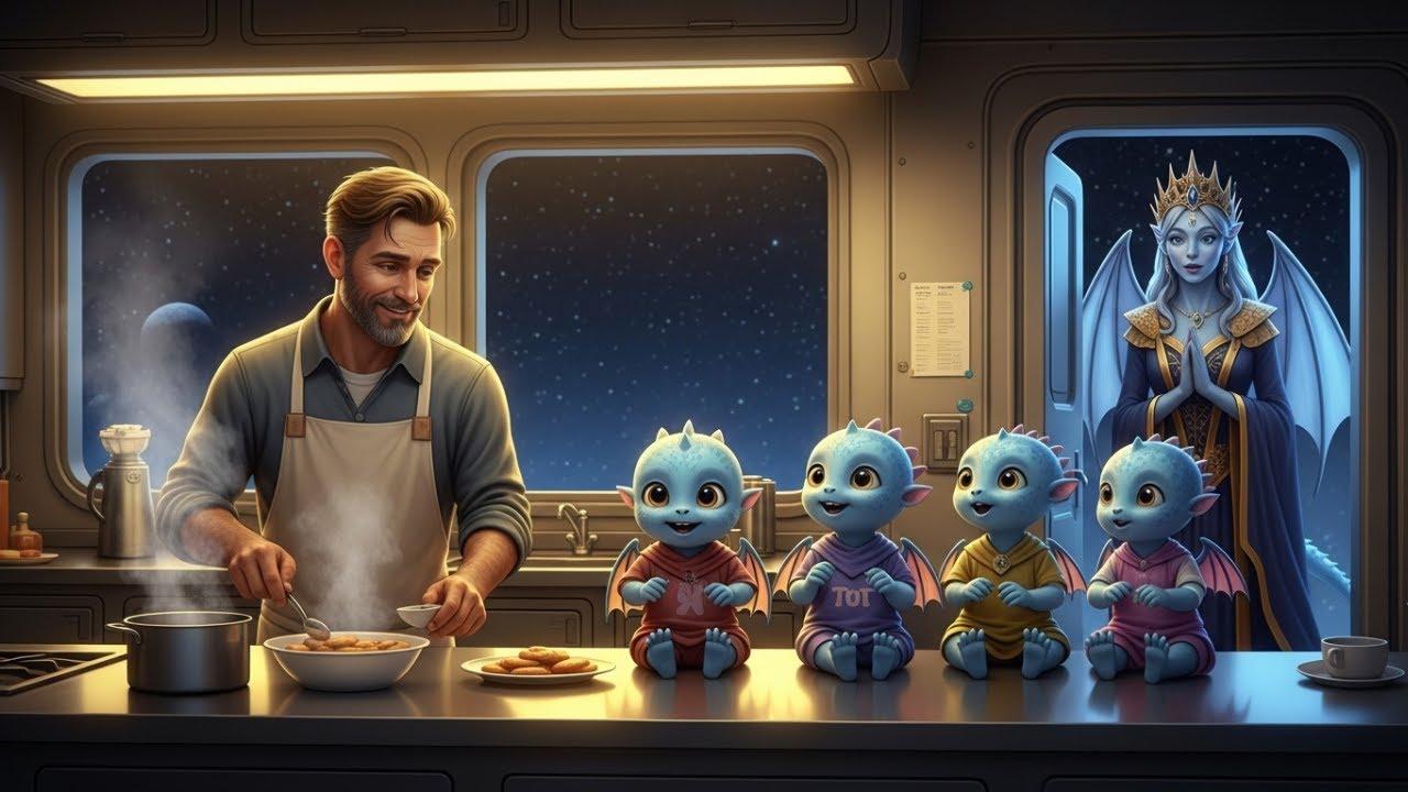 Human Made Snacks Each Night for Hungry Dragon Kids — Unaware Their Mother Owned the Mother Star HFY