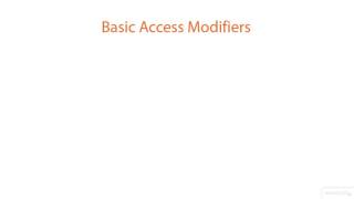 05 04 Encapsulation and Access Modifiers