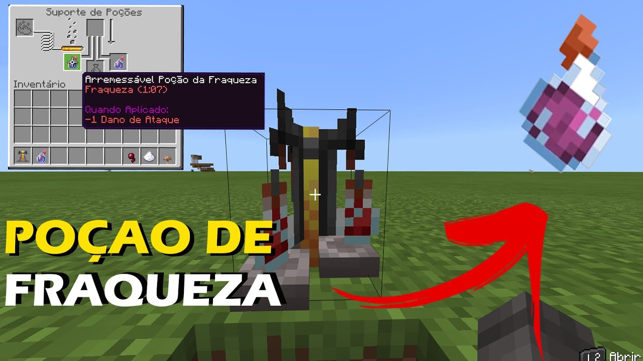 TUTORIAL PO O DE FRAQUEZA NO MINECRAFT YouTube tutorial-po-o-de-fraqueza-no-minecraft-youtube