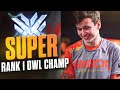 SUPER - RANK 1 TANK - 2 X OWL CHAMP - Overwatch Montage