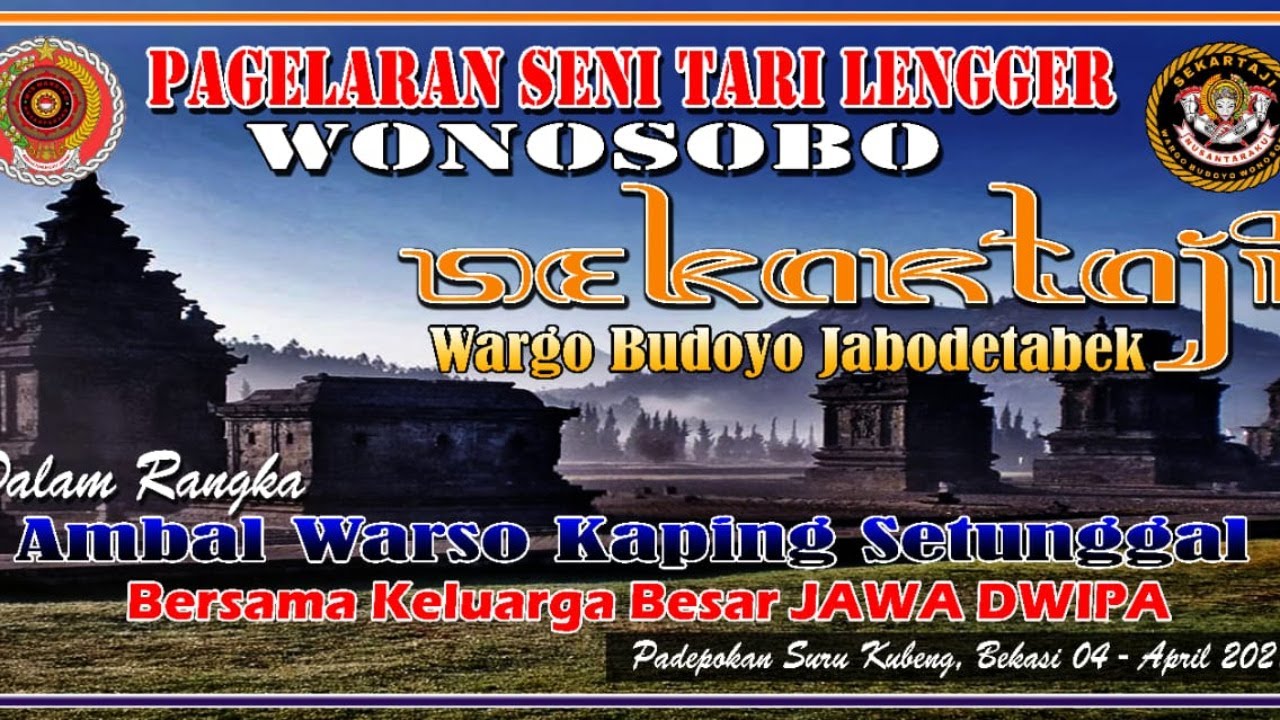 LIVE AMBAL WARSO KAPING SETUNGGAL SEKARTAJI NUSANTARAKU - YouTube