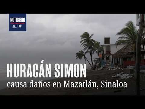Alert in Mazatlán due to Hurricane Simon: beaches closed due to dangerous surf