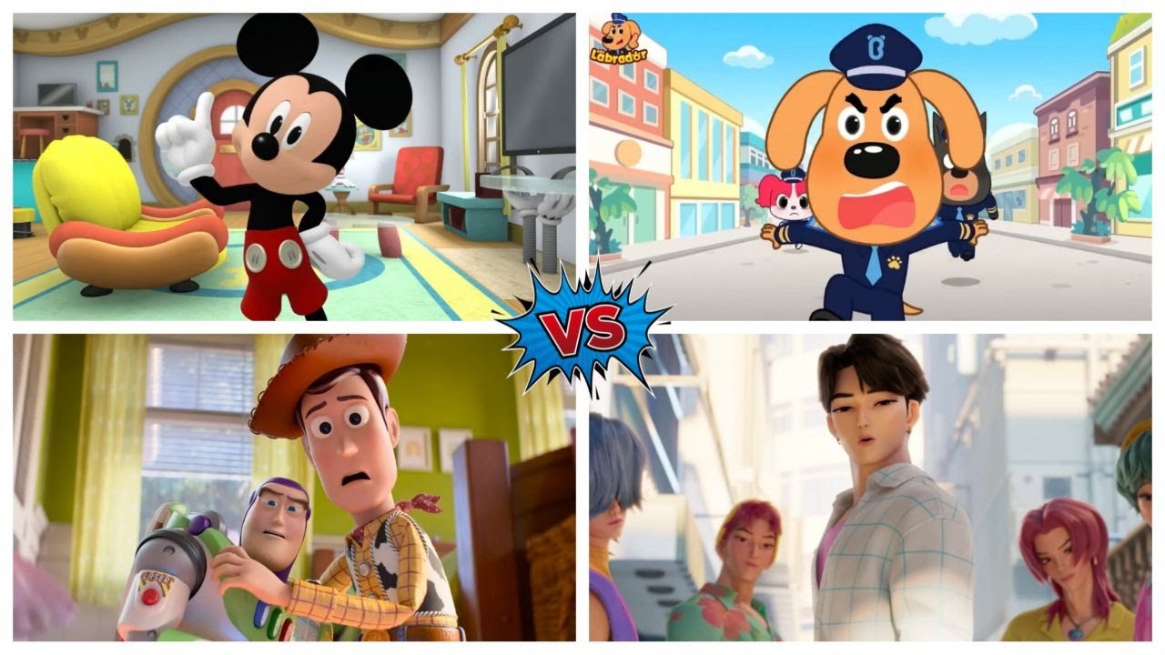 TILES HOP K-POP DEMON HUNTERS 🆚 SHEFF LABRADOR EDM RUSH 🆚 MICKEY MOUSE 🆚 TOY STORY 5