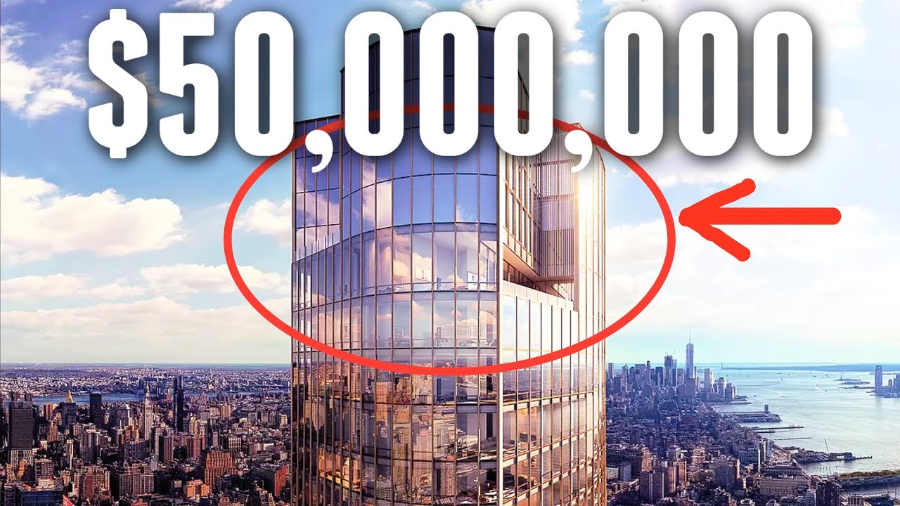 Inside The MOST EXPENSIVE $50,000,000 Penthouse in Hudson Yards NYC #shorts