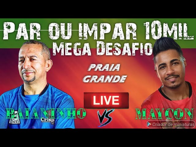 AO VIVO NARRANDO JOGOS ! BAIANINHO DE MAUÁ X MAYCON DE TEIXEIRA DE