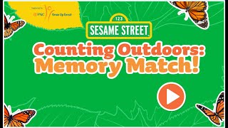 🧠 Playing “Memory Match: Counting Outdoors” | Sesame Street Kids Game | KiddyToons screenshot 5