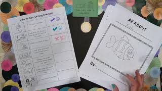 Kindergarten Writing Checklist - Informational Writing