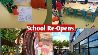 School Re-Opens in France |Back to school vlog|First day of school|tamil vlog