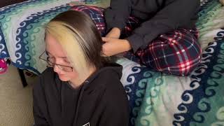 Asmr My Sister Straightens My Hair Heat Protectant Spraying Hair Straightener Sounds