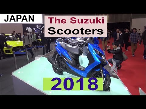 The 2018 Suzuki Scooters - Show Room JAPAN