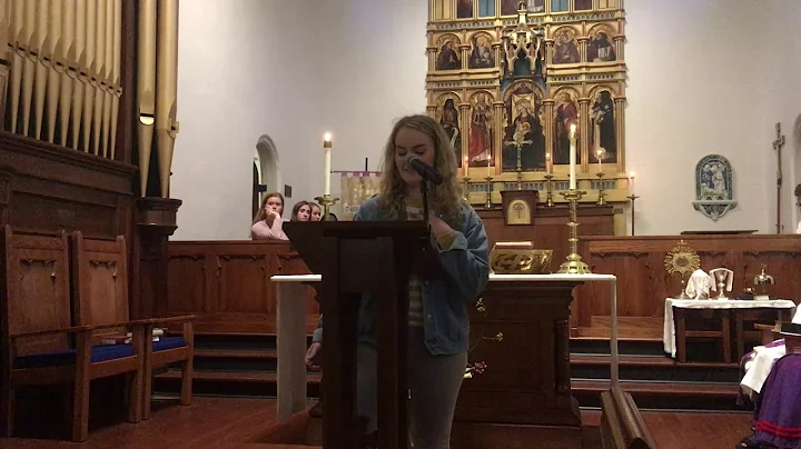 Senior Chapel Talk by Sarah Jane Kemmer