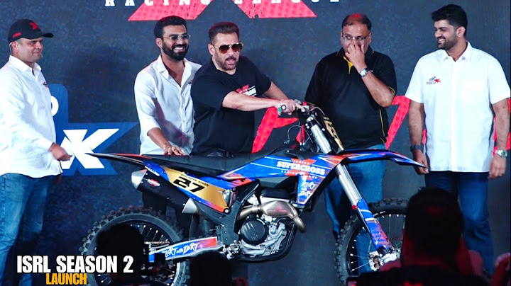 UNCUT | Salman Khan Unveils Season 2 Of Indian Supercross Racing League | ISRL Season 2