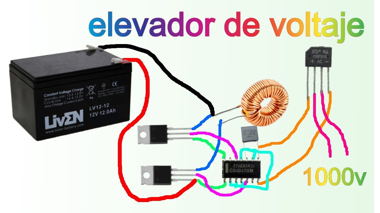 Convertidor De 12v A 24v Casero