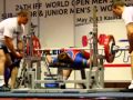 Ekaterina baranova rus 1attempt 140 kg world benchpress championships 2013 juniors w 84 kg