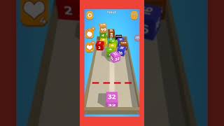 #Shorts chain cube سلسلة المكعبات: لعبة دمج 2048 casual azur games screenshot 4