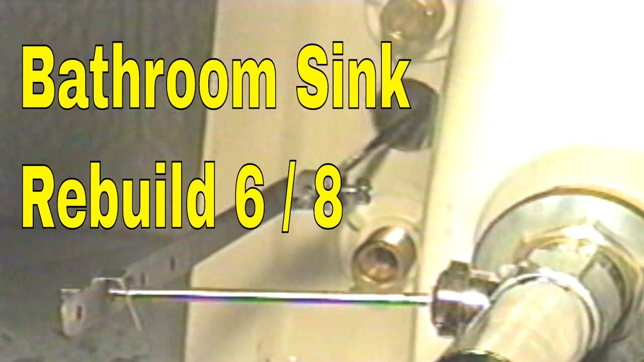 Old Wall Hung Bathroom Sink Repair And Replace 6 of 8 👍👍👍