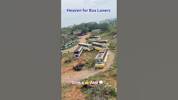 Massive TNSTC Bus Depot View | 100+ Scrap & Service Buses 🚍🏚