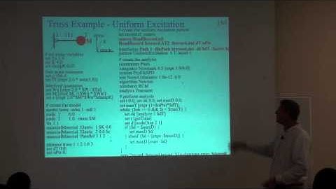 OpenSees 2012 - Basic Modeling and Analysis By Example