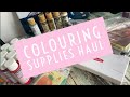 New Colouring Supplies Haul! What have i been buying?