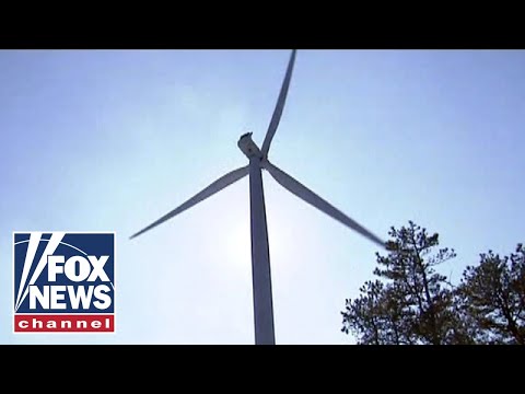 Texas wind turbines frozen, contributing to rolling blackouts