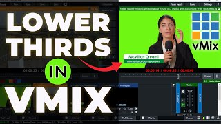 How To Use Customized Lower Thirds in vMix Pro | How To Add Lower Third in vMix screenshot 4