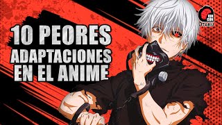 Las 10 PEORES adaptaciones en el ANIME | Rincón Otaku