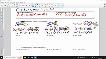 Algebra 2 Section 4.4 Video B