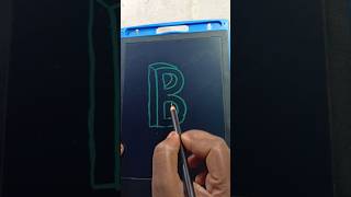 3D Art  Drawing easy with letter B shorts