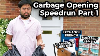 Famous Hikaru Nakamura's takin out the Opening Trash: Garbage Speedrun Part 1 Profile