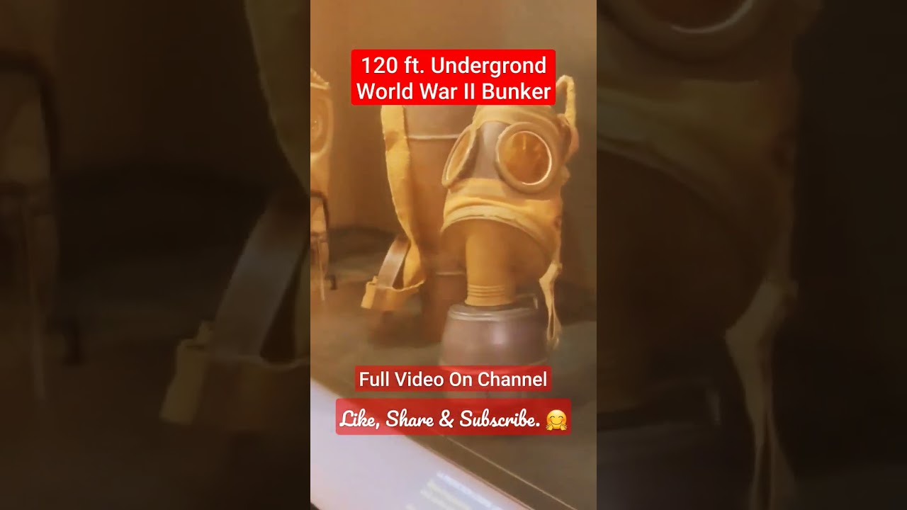 Secret Bunker of Paris Liberation. 120ft Underground. 