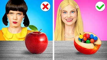Bé Barbie Vs Bé Búp Bê Trò Chơi Con Mực | Tình Huống Hài Hước và Mẹo Nuôi Dạy Thông Minh