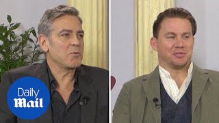 George Clooney, Channing Tatum & Josh Brolin chat Hail Caesar - Daily Mail