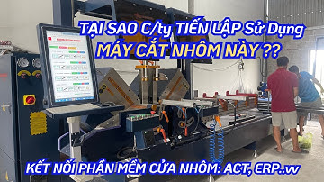 Máy Cắt Nhôm 2 Đầu Ngoại Tuyến Meisheng CNC Lưỡi 600 | Lắp Đặt Tại Công Ty Tiến Lập