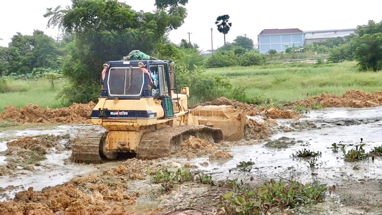 Strongly Abul KOMATSU Push Mud Land Filling Up Process