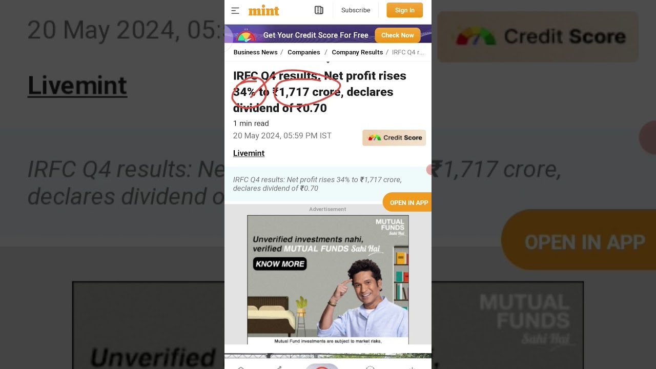 IRFC Q4 RESULTS 2024 | IRFC SHARE LATEST NEWS